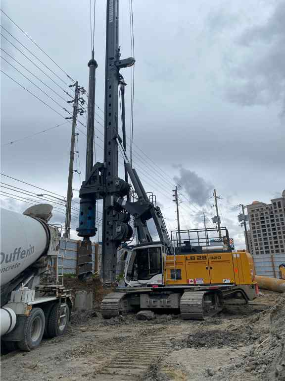 Drilling close to high voltage lines